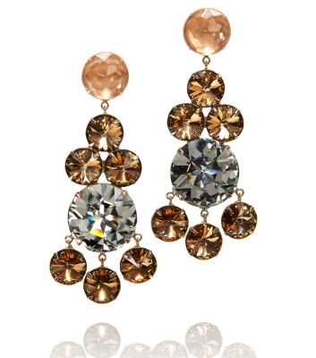 RHINESTONE CHANDELIER EARRINGS