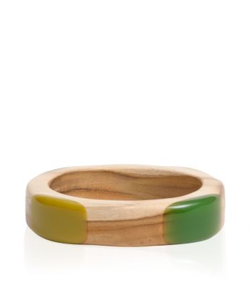 Wood Resin Thin Bangle