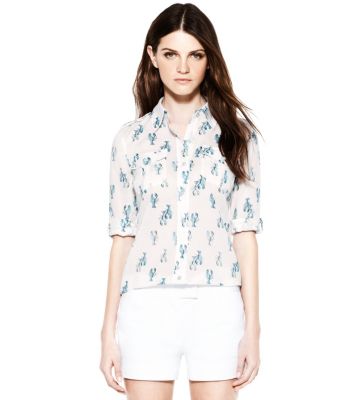 Ivory Bailey  Tory Burch Brigitte Blouse  