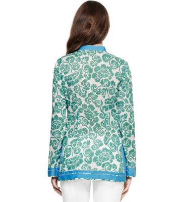 Viridian Green Captiva  Tory Burch Tory Tunic 