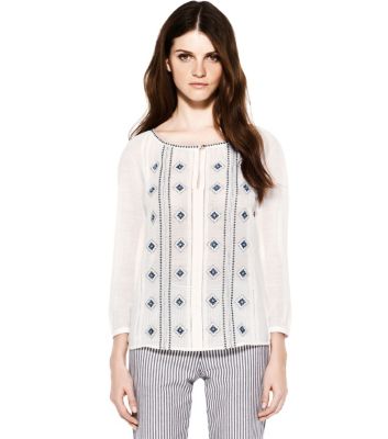 Ivory Tory Burch Lucille Top  