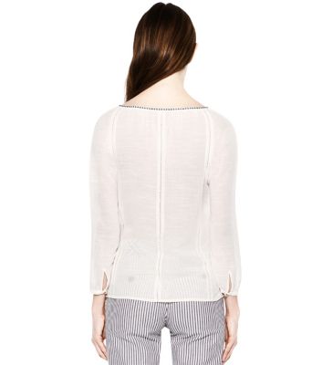 Ivory Tory Burch Lucille Top 