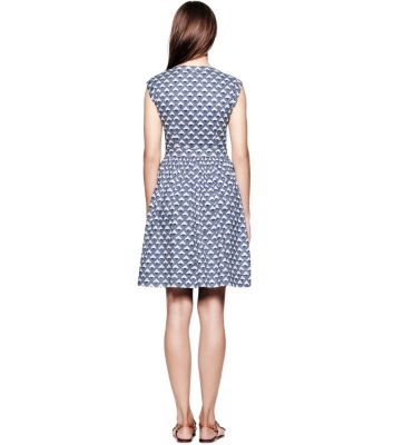 Dark White Quartz Deco Diamonds  Tory Burch Nico Dress 