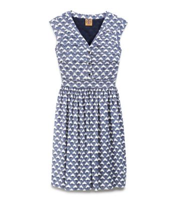 Dark White Quartz Deco Diamonds  Tory Burch Nico Dress  