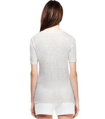 White Tory Burch Maribel Tee 