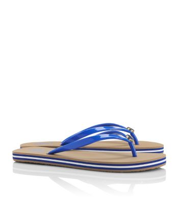 Tory Burch Striped Flip Flop  
