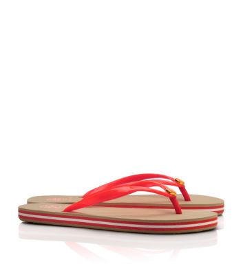 Tory Burch Striped Flip Flop  