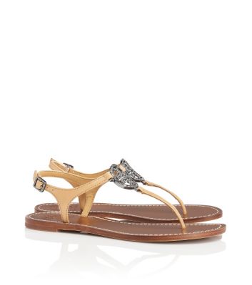 Iced Coffee Tory Burch Violet Thong Sandal  
