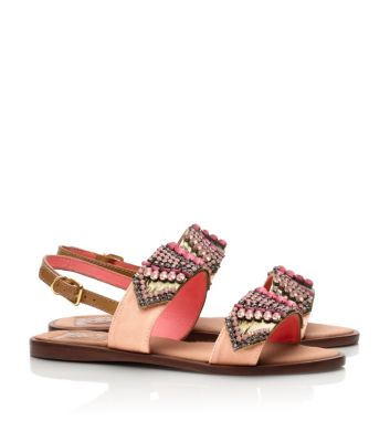 Tory Burch Tanner Flat Sandal  