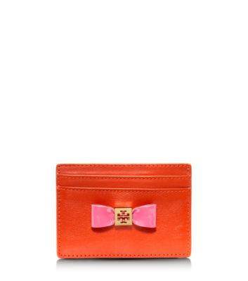 Tory Burch Bow Slim Card Case  
