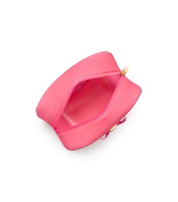 Strawberry Tory Burch Bow Small Cosmetic Case 