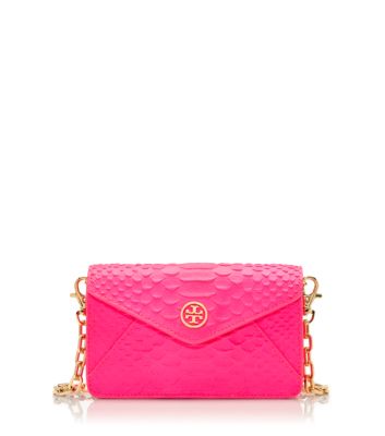 Energy Pink Tory Burch Neon Snake Crossbody  