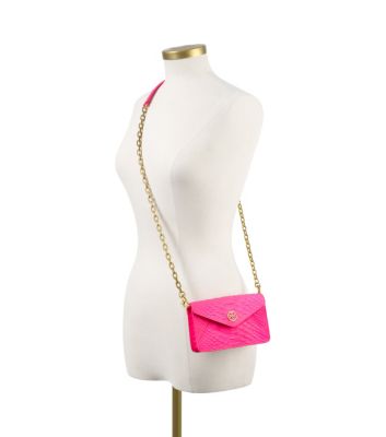 Energy Pink Tory Burch Neon Snake Crossbody 