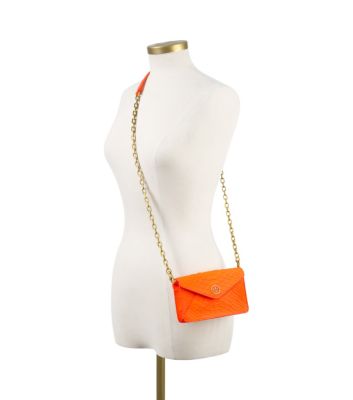 Sunrise Orange Tory Burch Neon Snake Crossbody 