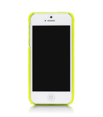 Flash Yellow Tory Burch Neon Snake Hardshell Case For Iphone 5 