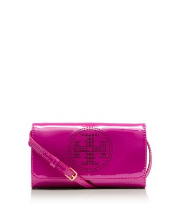 Tory Burch Perf Logo Clutch 