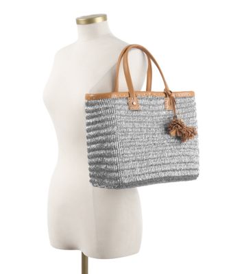 Chunky Straw Tote