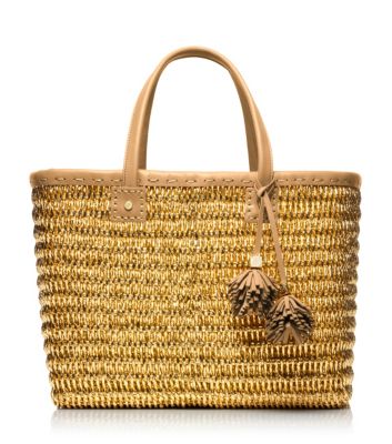 Tory Burch Chunky Straw Tote  