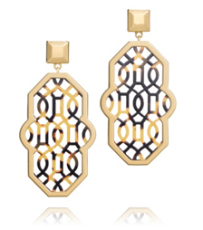 Tory Burch Chantal Perforated Earring 