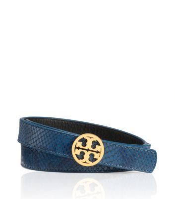 Edye Reversible Snake Print Belt