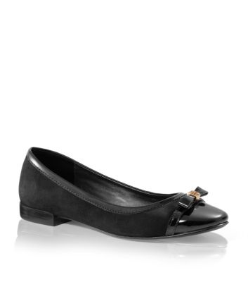 Suede and Leather Addyson Ballet Flat