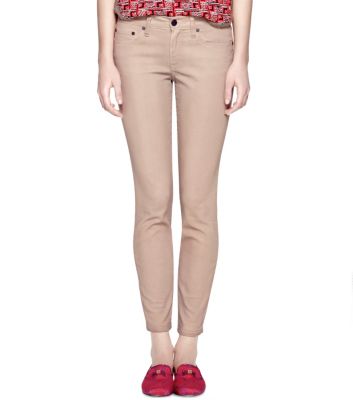 Shell Tory Burch Izzy Zip Ankle Skinny Jean 