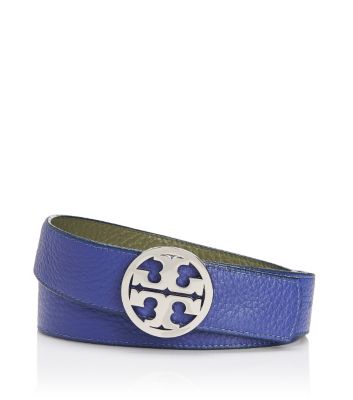 Tory Burch 1.5" Tory Reversible Logo Belt 