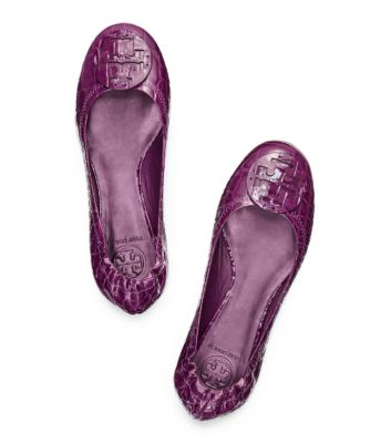 Croc Printed Reva Ballet Flat