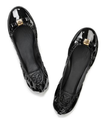 Tory Burch Patent Leather Eddie Ballet Flat 