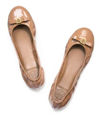 Tory Burch Patent Leather Eddie Ballet Flat 