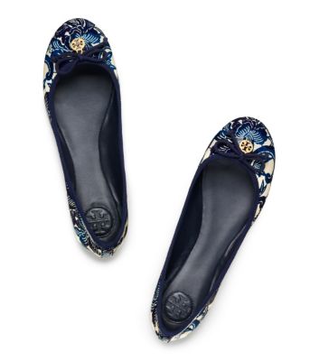 Printed Patent Leather Chelsea Ballet Flat
