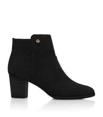 Black Tory Burch Suede Sabe Bootie 