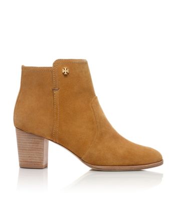 Caramel Tory Burch Suede Sabe Bootie 