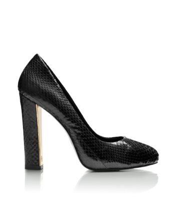 Black Tory Burch Delilah Snake Pump 