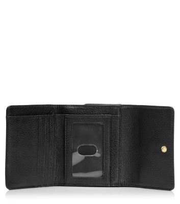 Tory Burch Clay Python Print French Tri-fold Wallet 