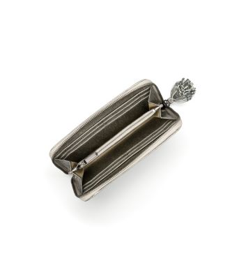Tory Burch Metallic Thea Zip Continental Wallet 