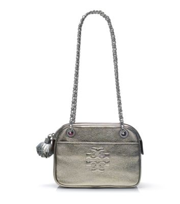 Tory Burch Thea Metallic Crossbody Chain Bag  