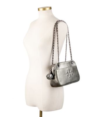 Tory Burch Thea Metallic Crossbody Chain Bag 