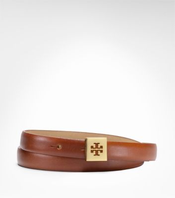 Tory Burch Charlie Feather Edge Belt 