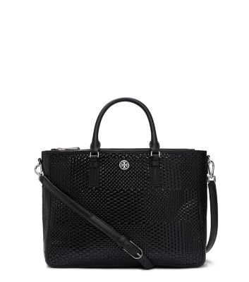 Tory Burch Robinson Woven Multi Tote