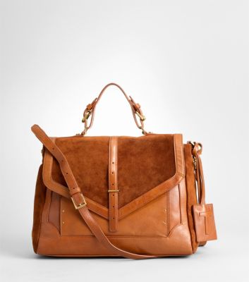 797 Suede Satchel