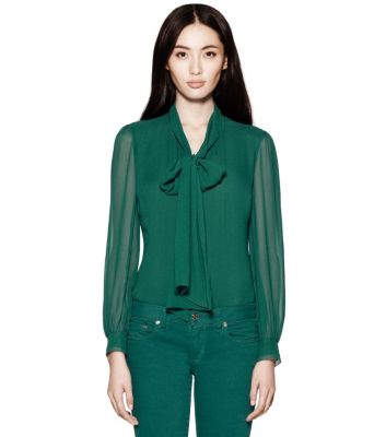 BRYCE BOW BLOUSE