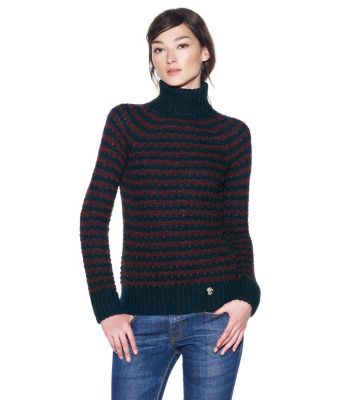 CAREY SWEATER | NORMANDY BLUE/ DARK PLUM | 473