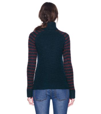 CAREY SWEATER | NORMANDY BLUE/ DARK PLUM | 473