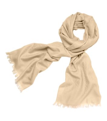 Tory Burch Allover "t" Jacquard Scarf 