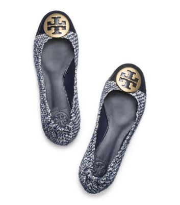 Navy/bright Navy Tory Burch Serena 2 Ballet Flat 