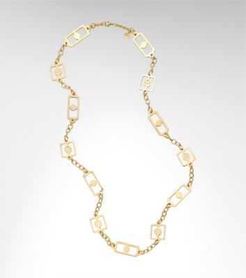 SPLIT PLATE ROSARY NECKLACE