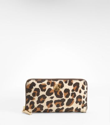 LEOPARD ROBINSON ZIP CONTINENTAL WALLET