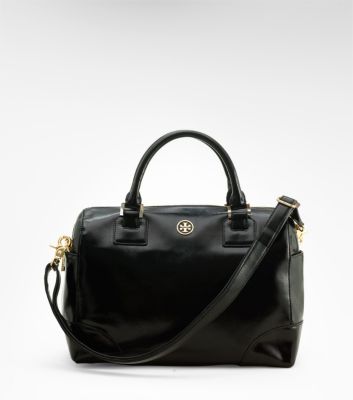 PATENT ROBINSON SATCHEL