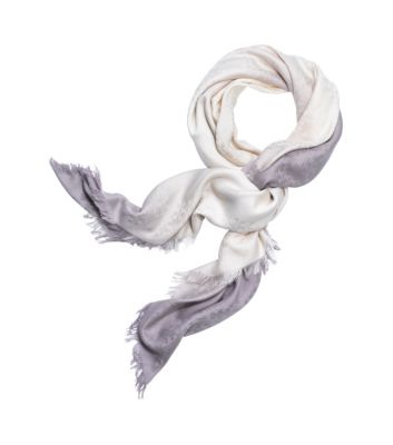 Tory Burch Dip-dye Logo Jacquard Scarf 